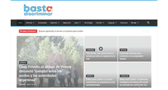 Desktop Screenshot of bastadediscriminar.com